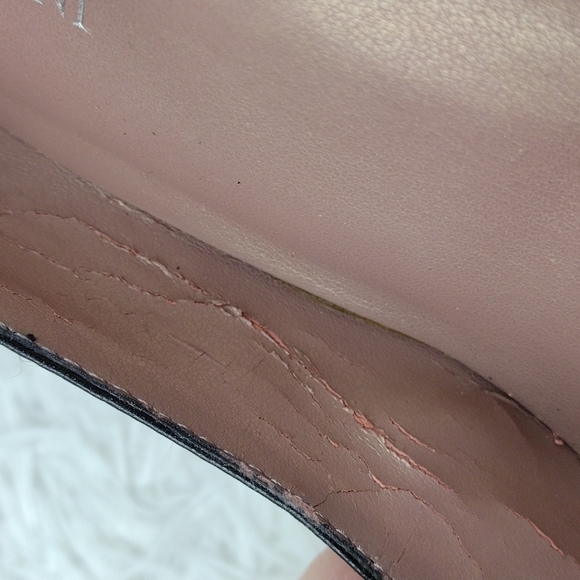 Enzo Angiolini Black Leather Upper Round Toe Mid Heel Buckled Mary Jane Shoe - Picture 14 of 16